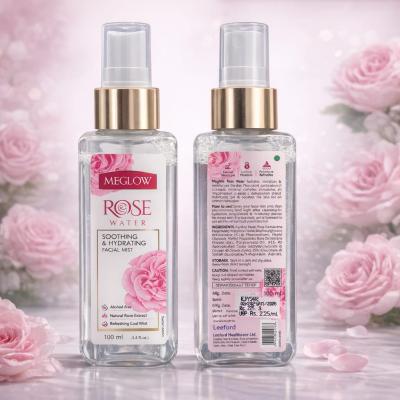 MEGLOW ROSE WATER SOOTHING AND HYDRATING FACIAL MIST
